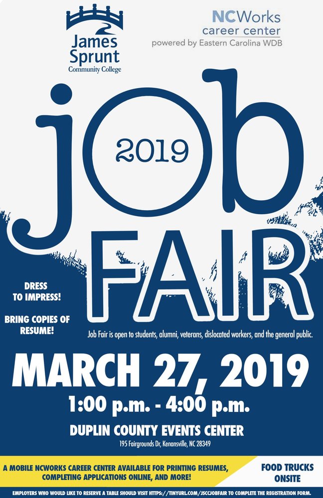 20190329 Duplin County Job Fair Goldsboro Housing Authority