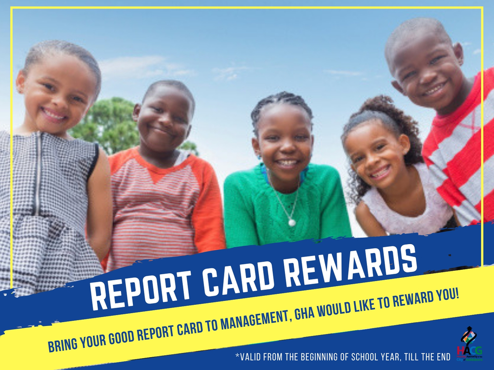 HACG Report Card Rewards flyer 