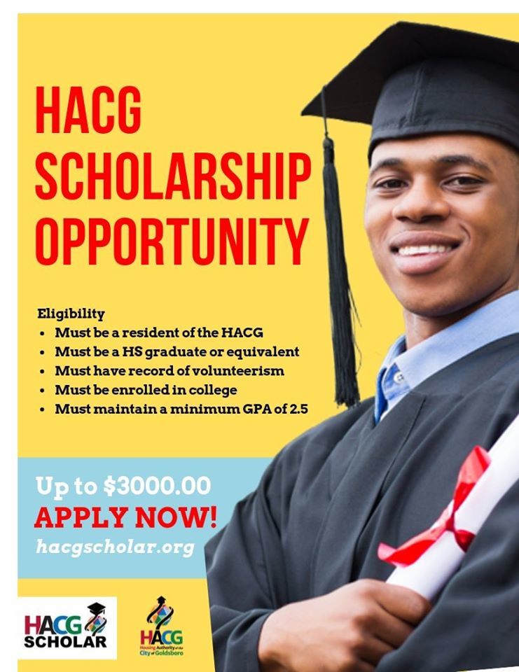 hacg scholarship 2019 flyer with details