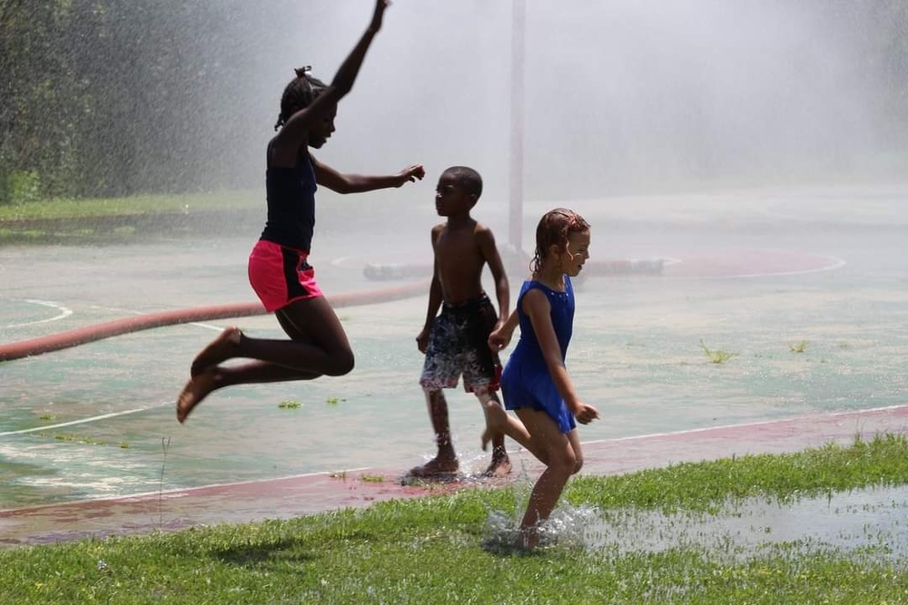 Sprinkler Fun in West Haven 