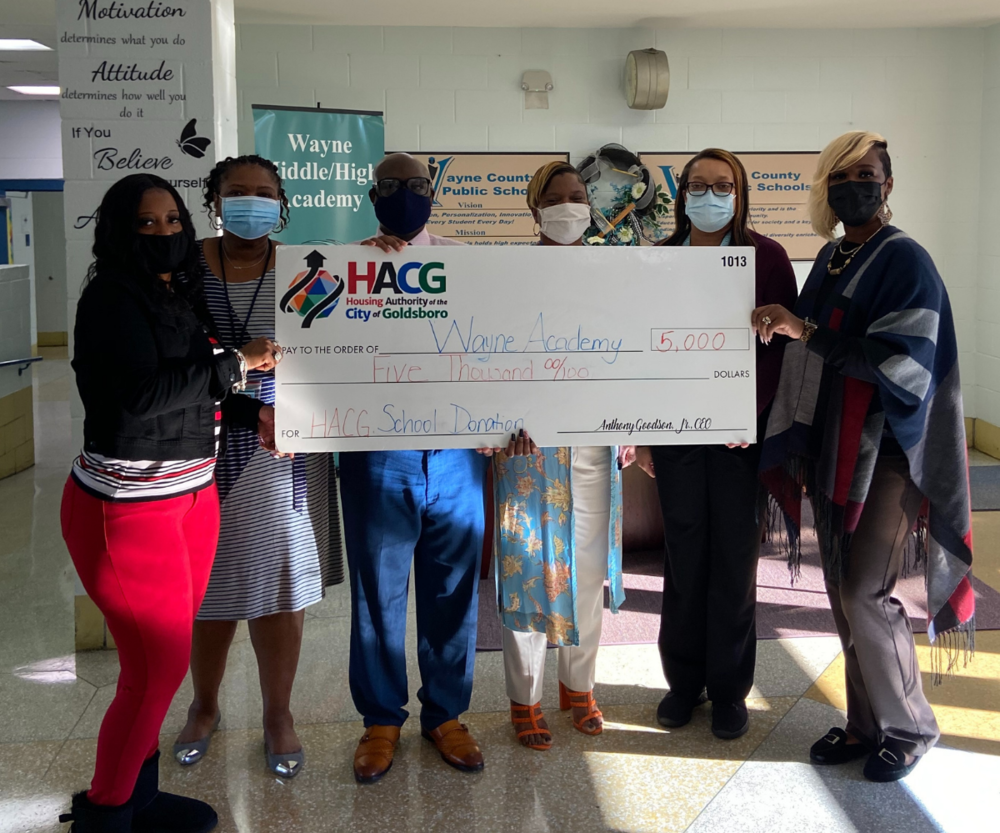 Wayne Academy Receives $5k from HACG 