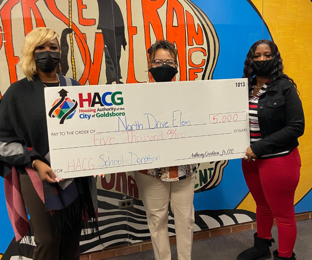 North Drive Elementary Receives $5k from HACG